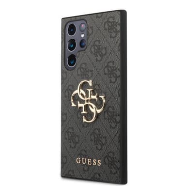 Guess Samsung Galaxy S23 Ultra Kuori 4G Logo Harmaa