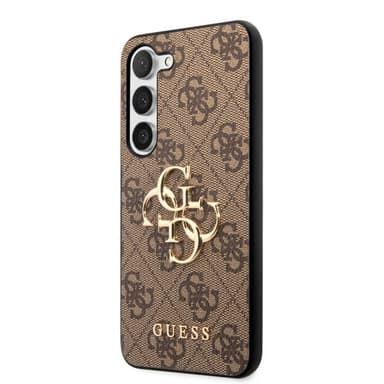 Guess Samsung Galaxy S23 Kuori 4G Logo Ruskea