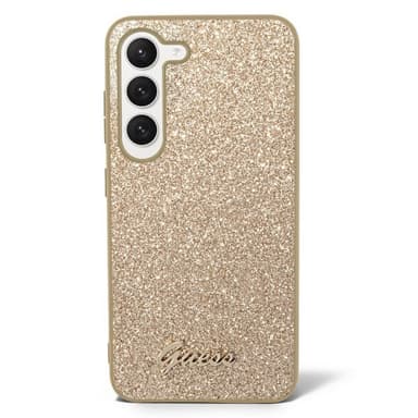 Guess Samsung Galaxy S23 Kuori Fixed Glitter Case Kulta