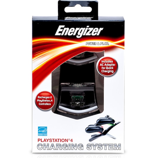 Energizer Power & Play latausjärjestelmä (PS4)