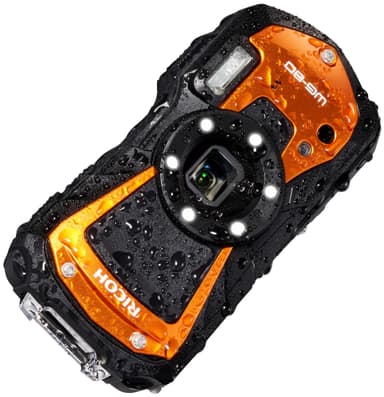Ricoh kompaktikamera WG-80 (oranssi)