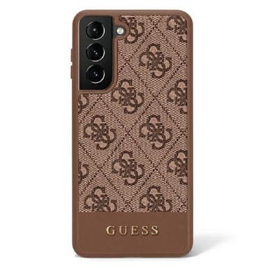 Guess Hardcase 4G stripe collection Samsung Galaxy S23 - Ruskea