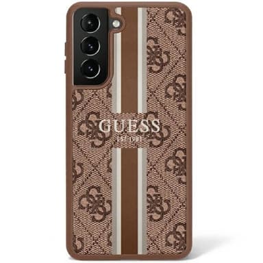 Guess Hardcase 4G printed stripe Samsung Galaxy S23 - Ruskea