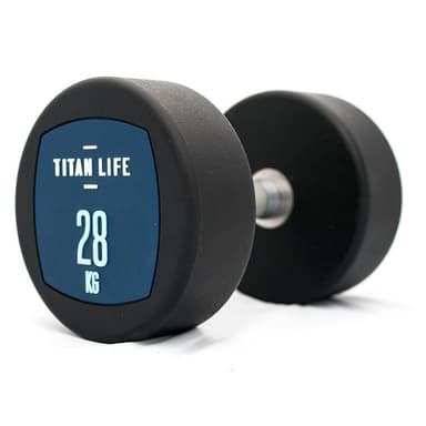 Titan LIFE TITAN LIFE Dumbbell PU, Käsipainot kumiset 28 kg