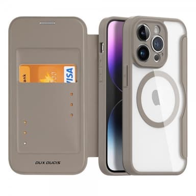 DUX DUCIS iPhone 14 Pro Kotelo Skin X Pro Series MagSafe Khaki