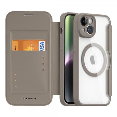 DUX DUCIS iPhone 14 Kotelo Skin X Pro Series MagSafe Khaki