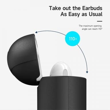 DUX DUCIS AirPods 1/2 Kuori Plen Series Musta