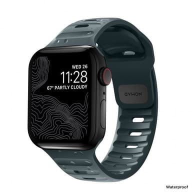 NOMAD Apple Watch 42/44/45mm/Apple Watch Ultra Ranneke Sport Band Marine Blue