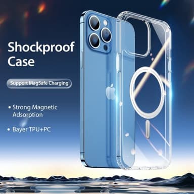 DUX DUCIS iPhone 14 Pro Max Kuori Clin Series MagSafe Läpinäkyvä Kirkas
