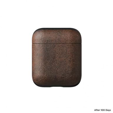 NOMAD AirPods 1/2 Kuori Modern Leather Case Rustic Brown