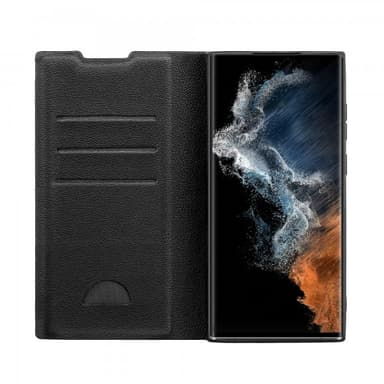 Vivanco Samsung Galaxy S23 Ultra Kotelo Premium Wallet Musta