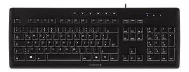 CHERRY STREAM 3.0, spillsäkert, SX-brytare, USB, EU layout, svart