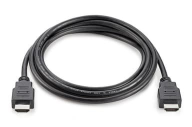 HP HDMI Standard Cable, 1,8 m, HDMI-tyyppi A (vakio), HDMI-tyyppi A (vakio), Musta