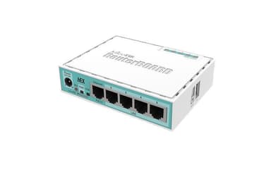 Mikrotik RB750 hEX 256MB 5xGLAN cabinet and power L4