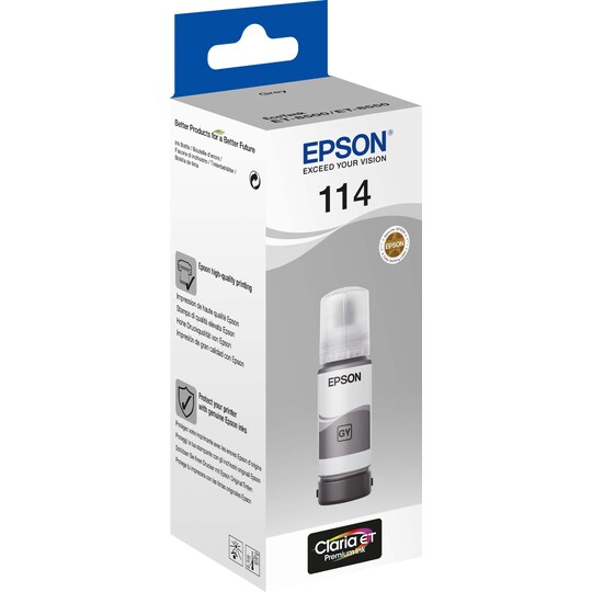 EPSON 114 EcoTank Grey mustepullo