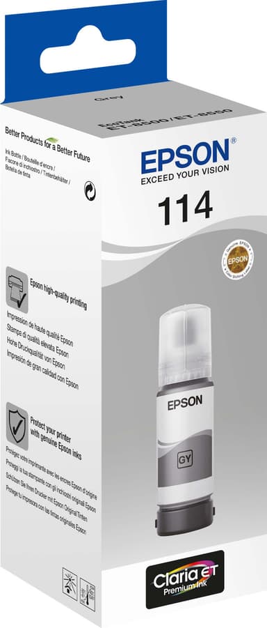 EPSON 114 EcoTank Grey mustepullo