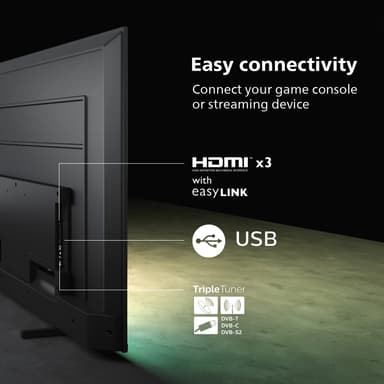Philips 65” PUS7607 4K LED älytelevisio (2022)