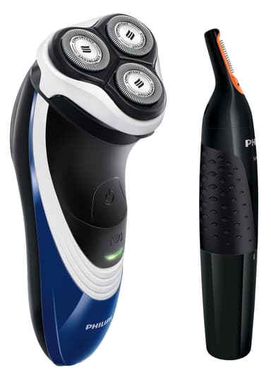 Philips PowerTouch parranajokone + trimmeri PT723VP