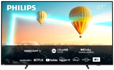 Philips 43” PUS8007 4K LED älytelevisio (2022)