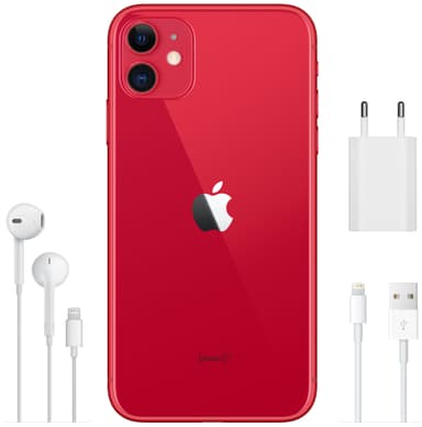 iPhone 11 64 GB (punainen)