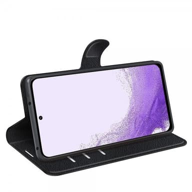 Nordic Covers Samsung Galaxy S23 Kotelo Litchi Raven Black