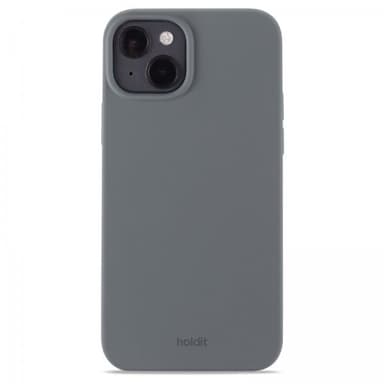 holdit iPhone 14 Plus Kuori Silikoni Space Gray