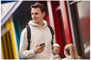 Jabra Elite 4 täysin langattomat in-ear kuulokkeet (laivastonsininen)