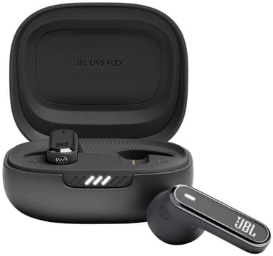 JBL Live Flex täysin langattomat in-ear kuulokkeet (musta)