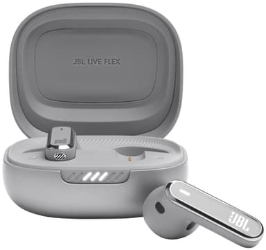 JBL Live Flex täysin langattomat in-ear kuulokkeet (hopea)