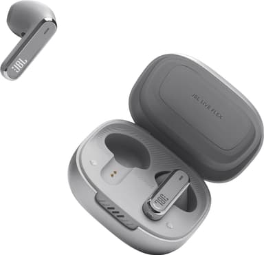 JBL Live Flex täysin langattomat in-ear kuulokkeet (hopea)
