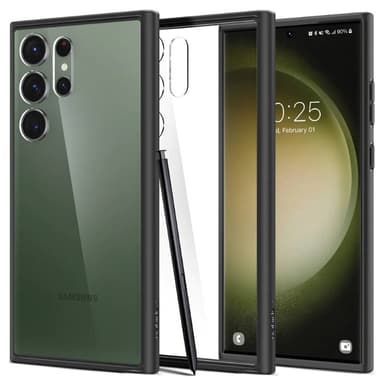 Spigen Ultra Hybrid kuori Samsung Galaxy S23 Ultra - Matte Black