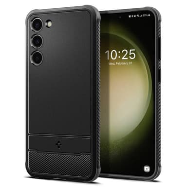 Spigen Rugged Armor kuori Samsung Galaxy S23 - Musta