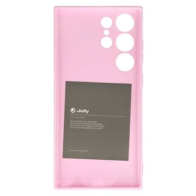 Jelly Case Samsung Galaxy S23 Ultra - Vaalea pinkki
