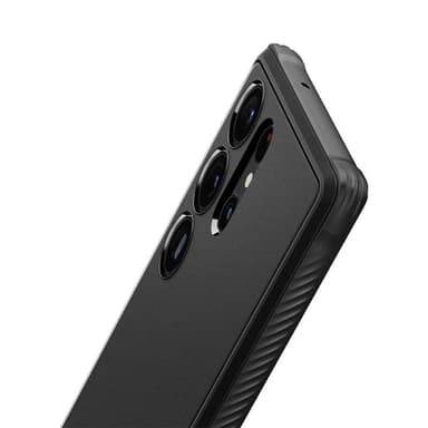 Spigen Rugged Armor kuori Samsung Galaxy S23 Ultra - Musta