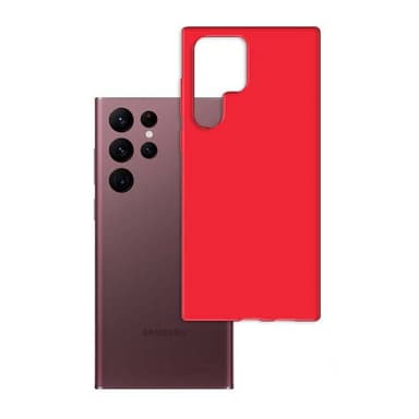 3mk matte case Samsung Galaxy S23 Ultra - Punainen