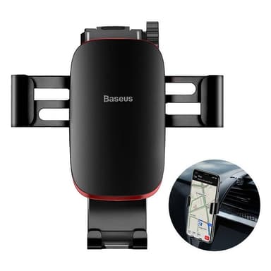 BASEUS Gravity Metal Age ABS autoteline - Musta