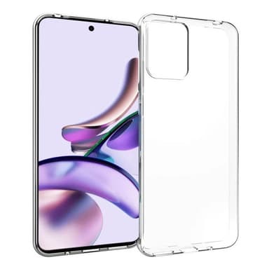 Silikonikotelo läpinäkyvä Motorola Moto G13