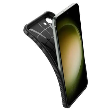 Spigen Rugged Armor kuori Samsung Galaxy S23 - Musta