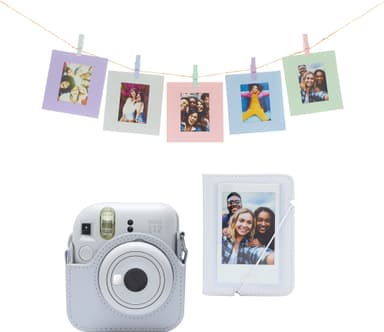 Fujifilm Instax Mini 12 lisävarustepakkaus (valkoinen)