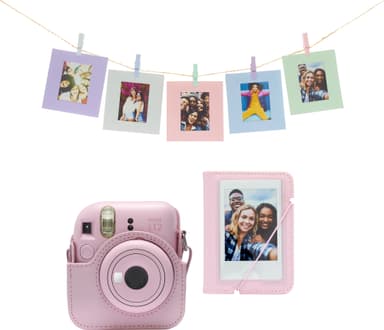 Fujifilm Instax Mini 12 lisävarustepakkaus (vaaleanpunainen)