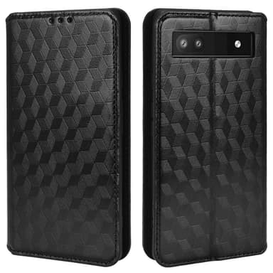 Rhombus lompakkokotelo Google Pixel 6a - Musta
