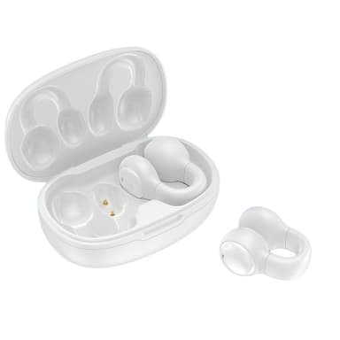 Korvattomat kuulokkeet Bluetooth 5.2 Valkoinen