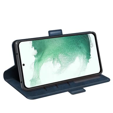 SKALO Samsung S23 Plus Premium Wallet Lompakkokotelo - Sininen
