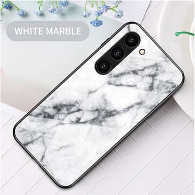 SKALO Samsung S23 Marmori karkaistu lasi TPU-suojakuori - #2