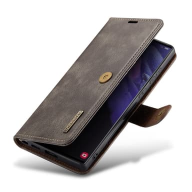 DG MING Samsung S23 Ultra 2-in-1 magneetti lompakkokotelo - Harmaa