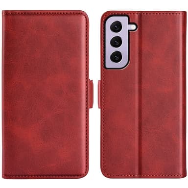 SKALO Samsung S23 Premium Wallet Lompakkokotelo - Punainen