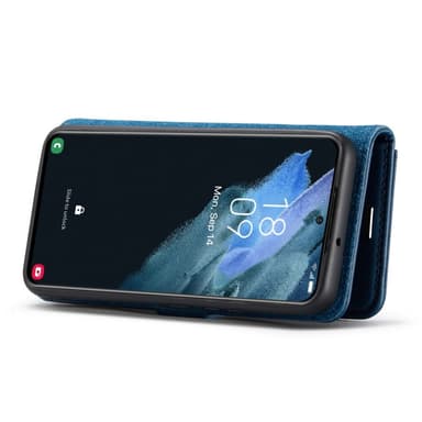 DG MING Samsung S23 2-in-1 magneetti lompakkokotelo - Sininen