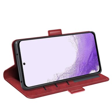 SKALO Samsung S23 Premium Wallet Lompakkokotelo - Punainen