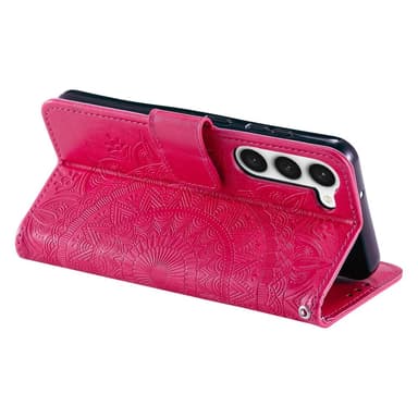 SKALO Samsung S23 Mandala lompakkokotelo - Cerise