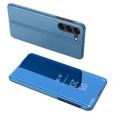 SKALO Samsung S23 Clear View Mirror Lompakko - Sininen